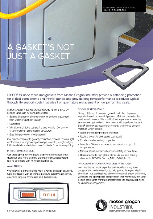 Gaskets & Extrusions Leaflet