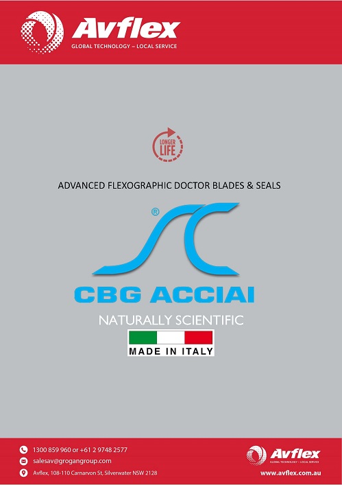CBG Acciai Blades and Seals 2022 Full Range of Products