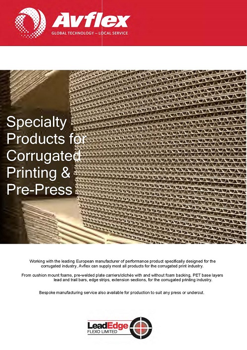 Corrugated Printing Supplies Datasheet
