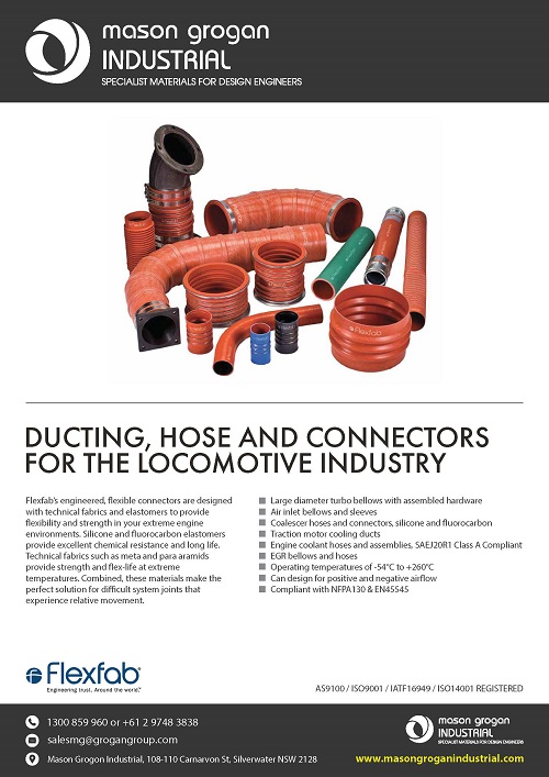 Ducting, Hoses and Connectors for Locomotives Leaflet