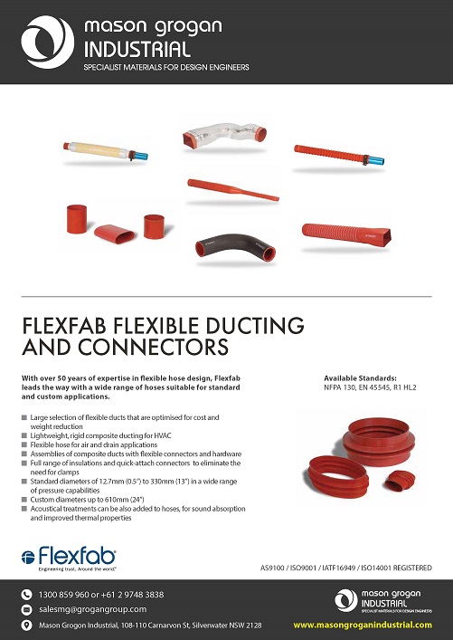 Flexible Ducting and Connectors for Passenger Rail Leaflet