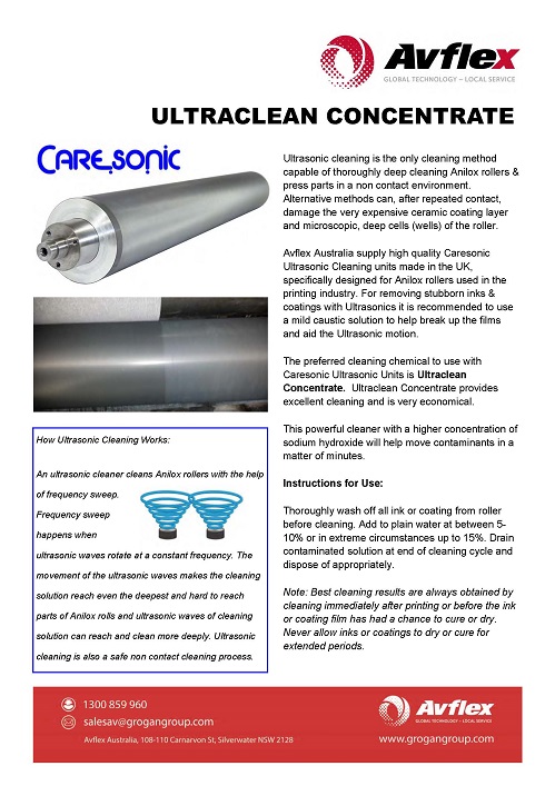 Ultraclean Concentrate Datasheet